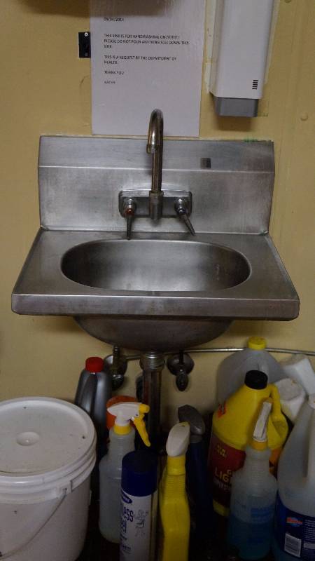 NSF Commercial Stainless Steel Handwashing Sink