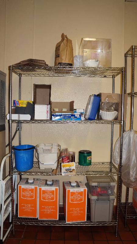 NSF Commercial Stainless Steel Metrol Shelf with 4 Shelves