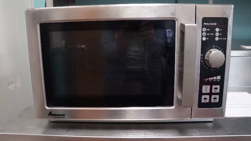 NSF Commercial Stainless Steel Amana Microwave