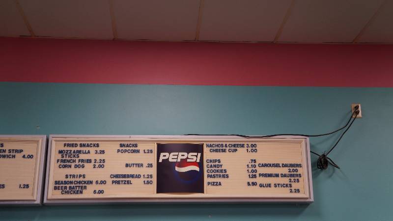 Electric Pepsi Branded Menu Board
