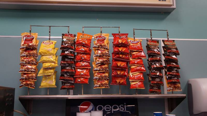 Infra Metal Shelf and Set of 4 Chip Racks