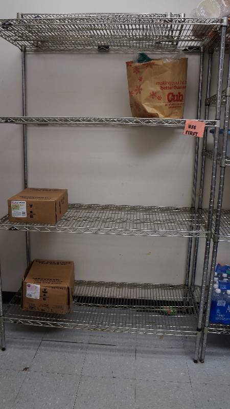 Commercial NSF Metro Metal Shelf w 4 Shelves