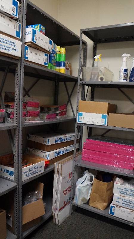 Heavy Duty Metal Shelving Unit w 5 Shelves