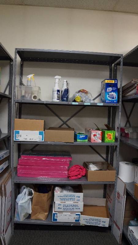 Heavy Duty Metal Shelving Unit w 5 Shelves