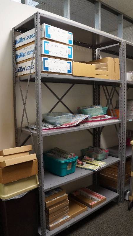 Heavy Duty Metal Shelving Unit w 5 Shelves