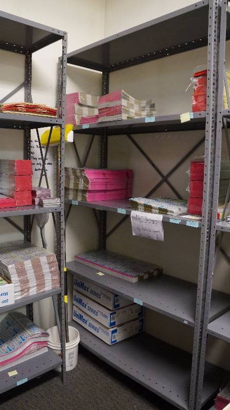 Heavy Duty Metal Shelving Unit w 5 Shelves