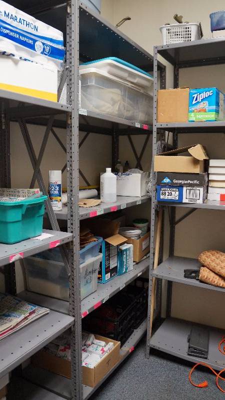 Heavy Duty Metal Shelving Unit w 5 Shelves