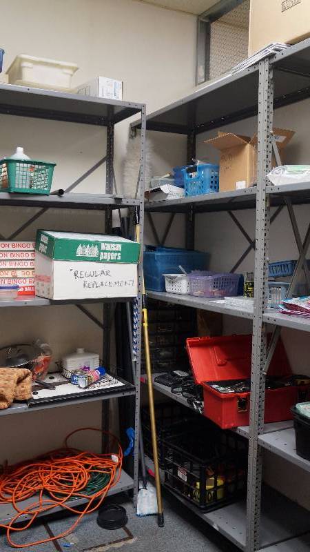 Heavy Duty Metal Shelving Unit w 5 Shelves