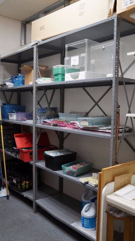 Heavy Duty Metal Shelving Unit w 5 Shelves