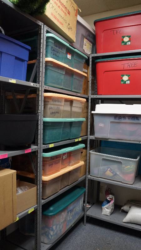 Heavy Duty Metal Shelving Unit w 5 Shelves