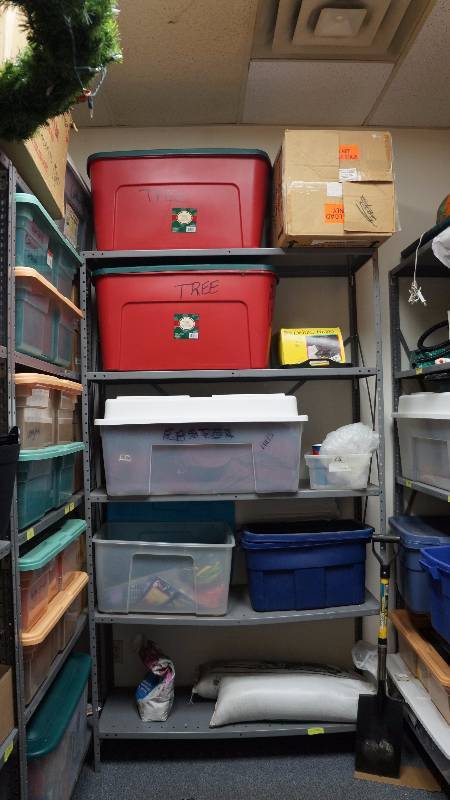 Heavy Duty Metal Shelving Unit w 5 Shelves