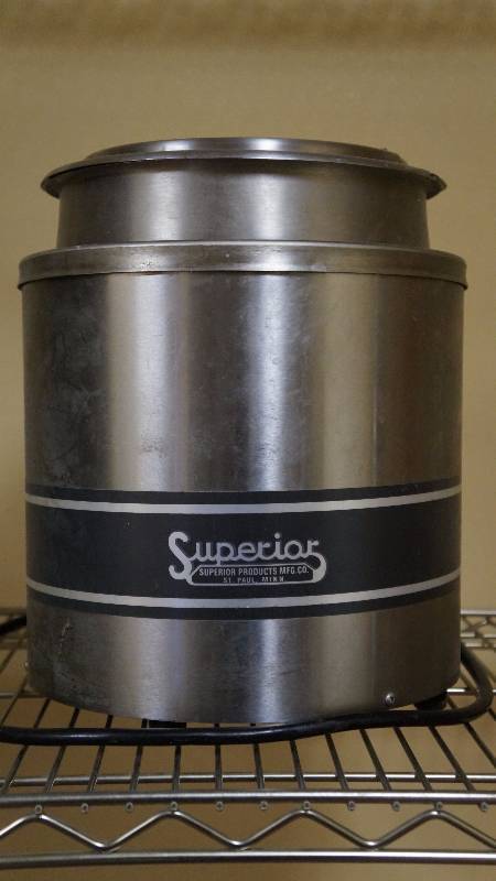 NSF Commercial Electric Superior Soup Warmer with Removable Insert & Lid