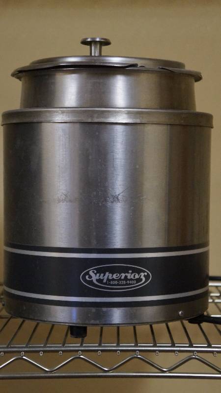 NSF Commercial Electric Superior Soup Warmer with Removable Insert & Lid