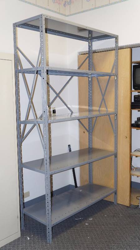 Heavy Duty Metal Shelving Unit w 5 Shelves