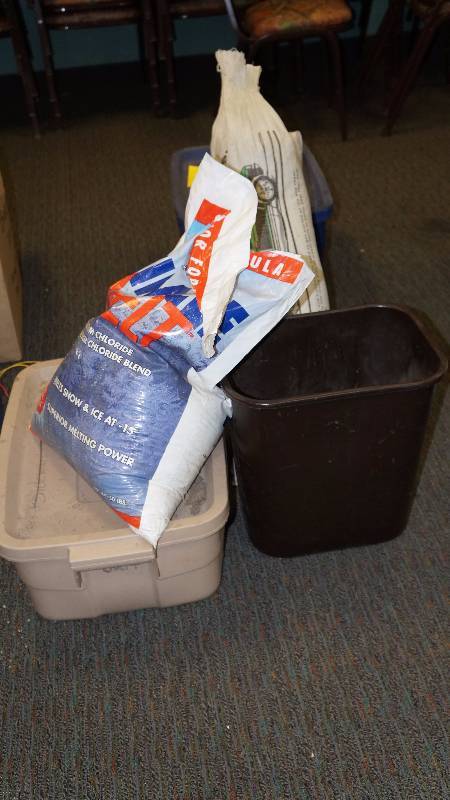 Lot of Sand and Ice Melt