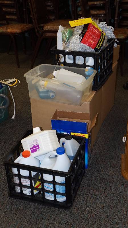 Large Lot of Janitorial & Cleaning Supplies