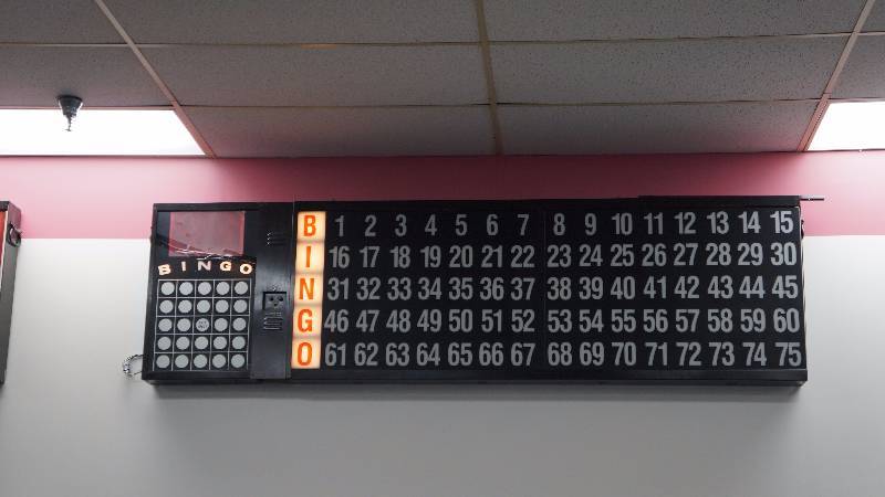 Electric Bingo Light Up Number Sign