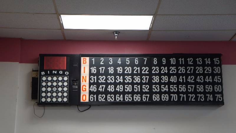 Electric Bingo Light Up Number Sign
