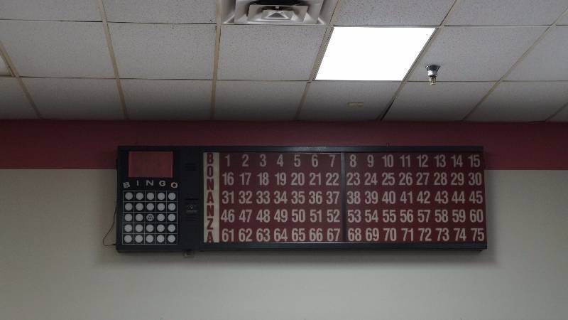 Electric Bonanza Bingo Light Up Number Sign
