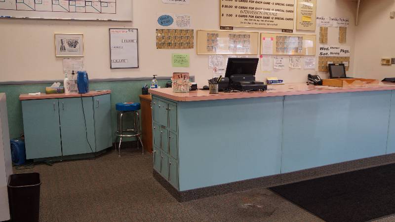 3 Piece Matching POS  Walk Up Counter, Back Counter & Storage Cabinet