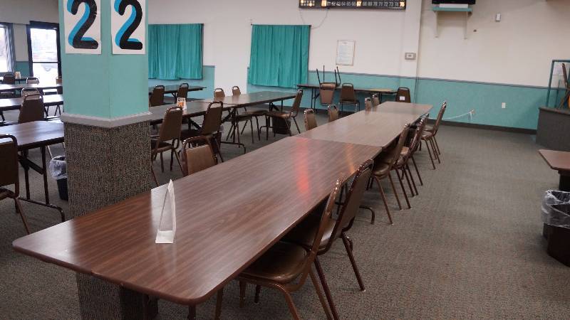Set of (3) Folding Tables - (2) 8 Tables & (1) 6 Table