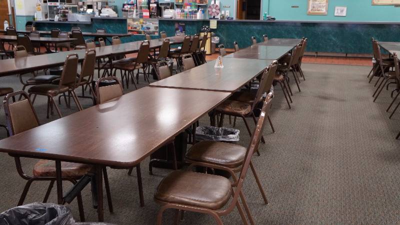 Set of (4) Folding Tables  (3) 8 Tables & (1) 6 Table