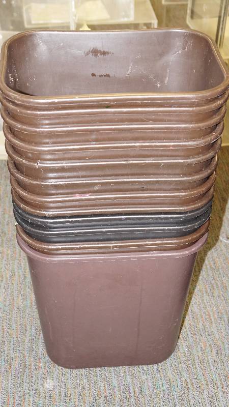 Lot of 12 Waste Baskets