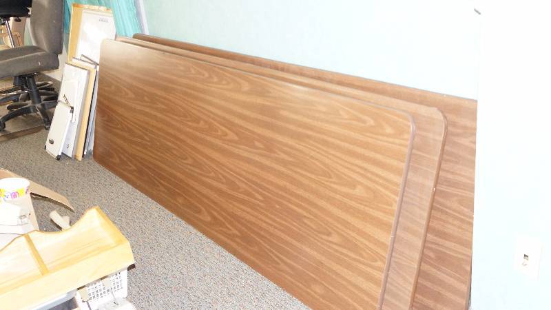 Lot of 3 8 Banquet Tables