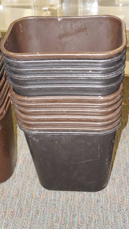 Lot of 12 Waste Baskets