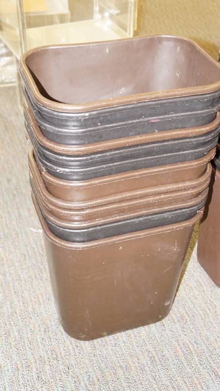 Lot of 12 Waste Baskets