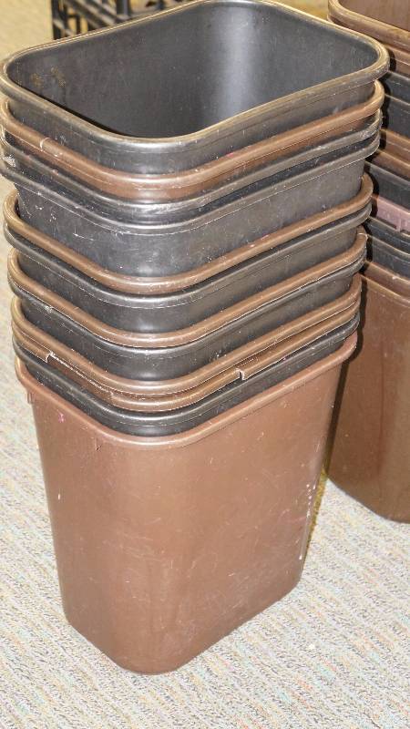 Lot of 12 Waste Baskets