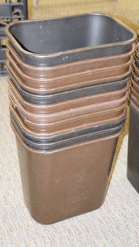 Lot of 12 Waste Baskets