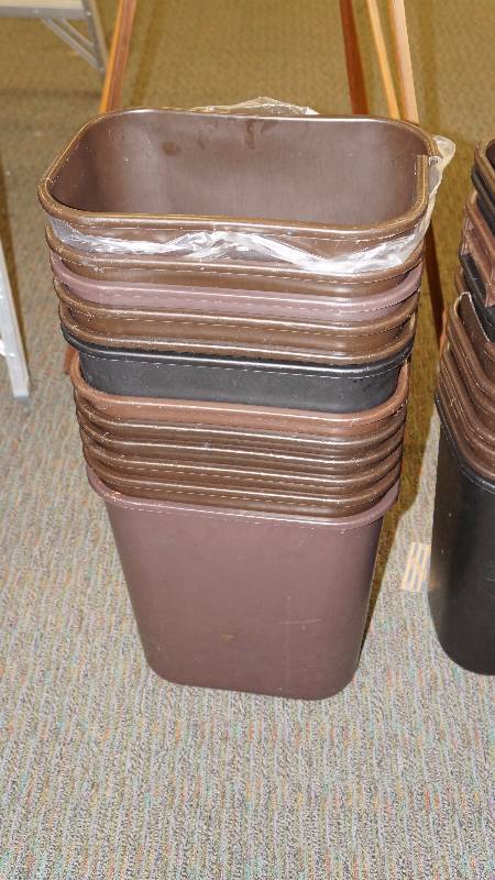 Lot of 12 Waste Baskets