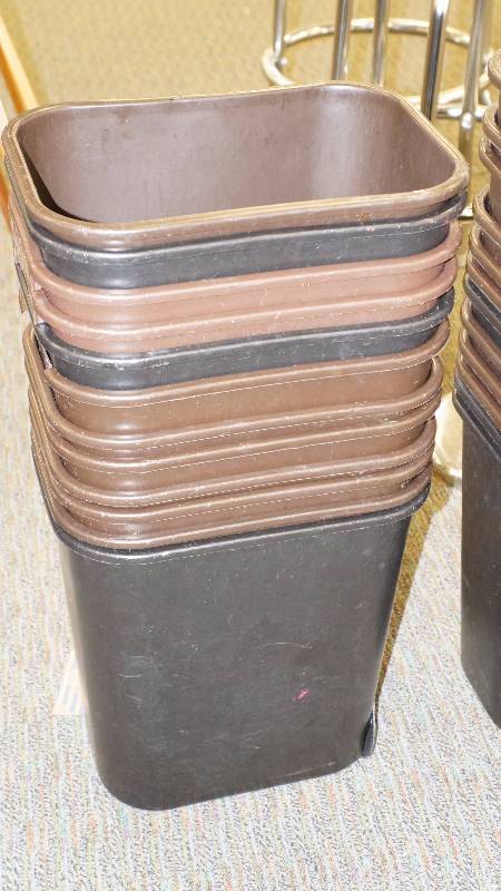 Lot of 12 Waste Baskets