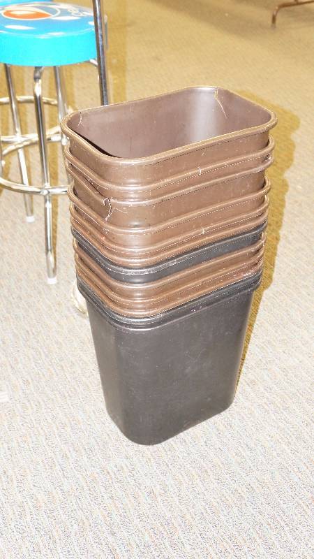 Lot of 12 Waste Baskets