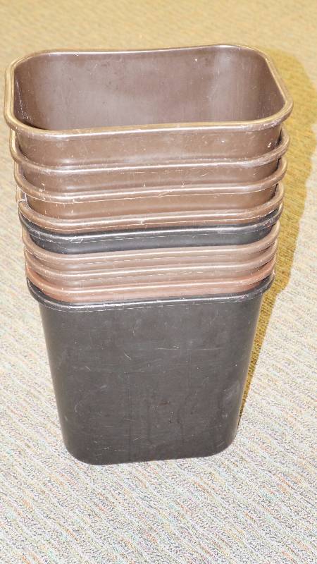 Lot of 9 Waste Baskets
