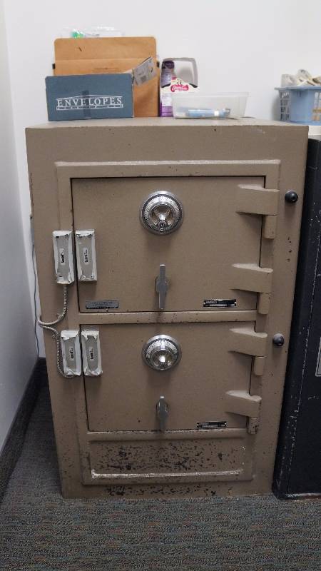 Amsec Brown Drop Down Safe