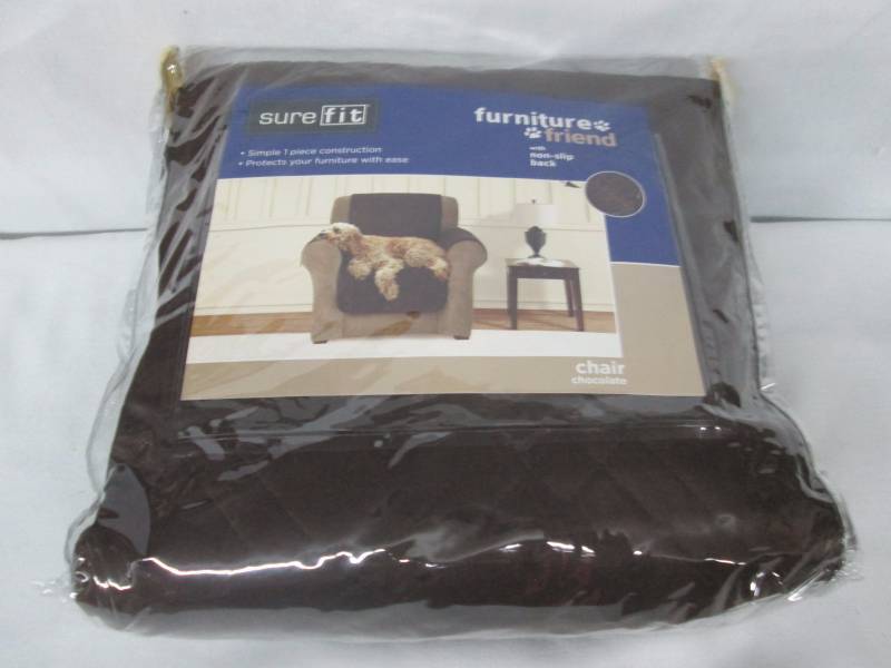 lot 94 image: Sure Fit Microfiber Nonskid Pet Chair Cover