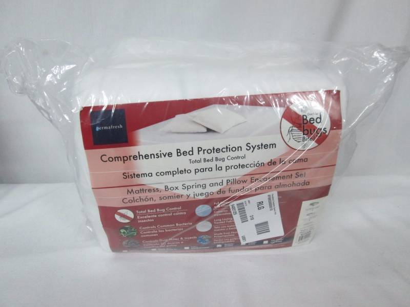 lot 93 image: Permafresh Complete Bed Bug Protector Set - Queen