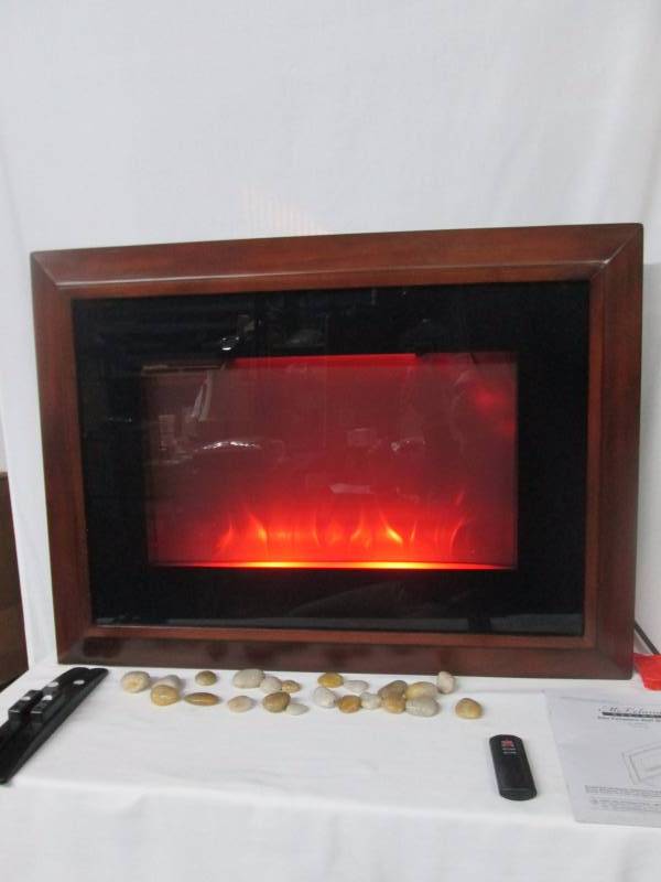 lot 14 image: McLeland Design 35 Wall-Mount Fireplace