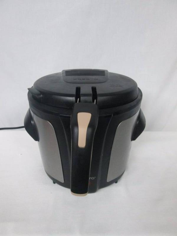 lot 38 image: Presto Brushed Stainless Steel Electric Deep Cup Fryer