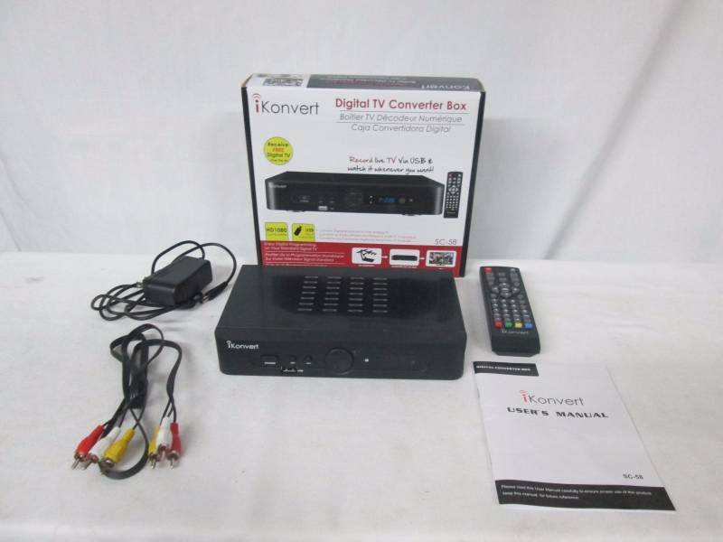 lot 62 image: iKonvert TV Converter Box