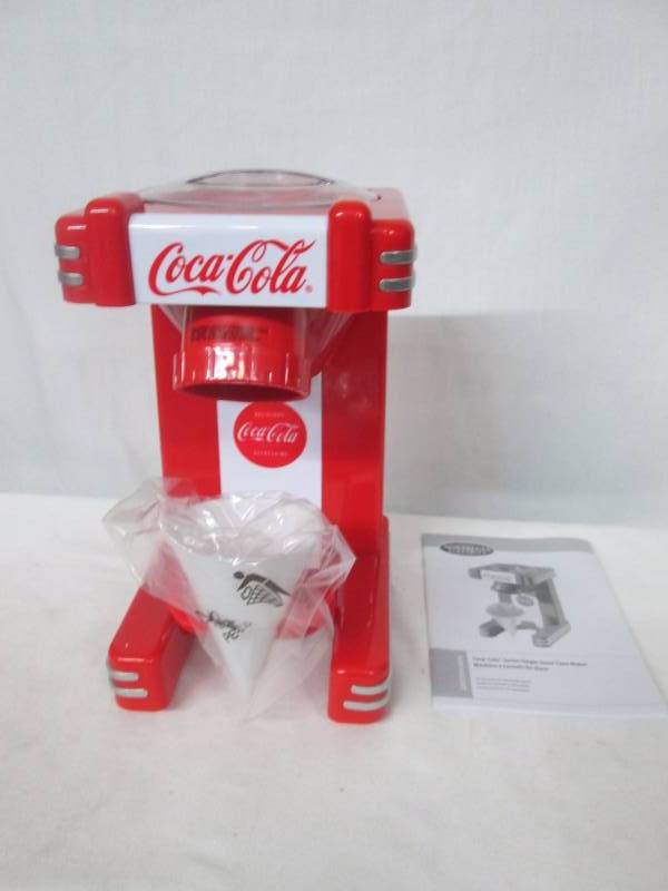 lot 74 image: Nostalgia Electrics Coca-Cola Snow Cone Maker