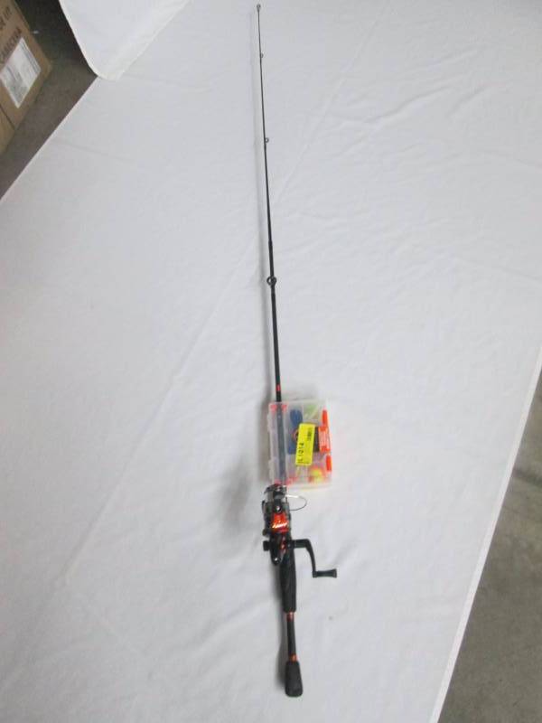 lot 45 image: Ready 2 Fish Multi Specs Rod and Reel