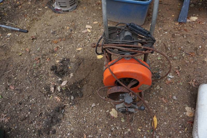 lot 21 image: General Pipe Cleaners Electric Sewer Rod Sewer Cleaner