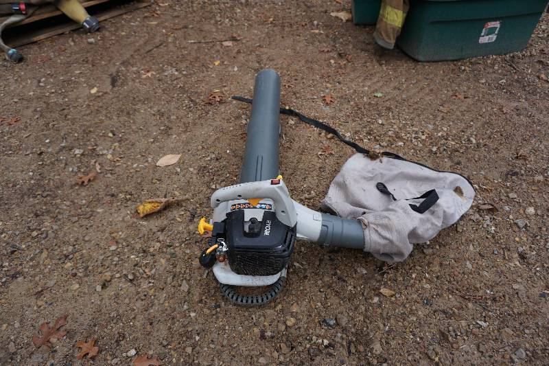 lot 15 image: Rybobi Gas Powered Leaf Blower