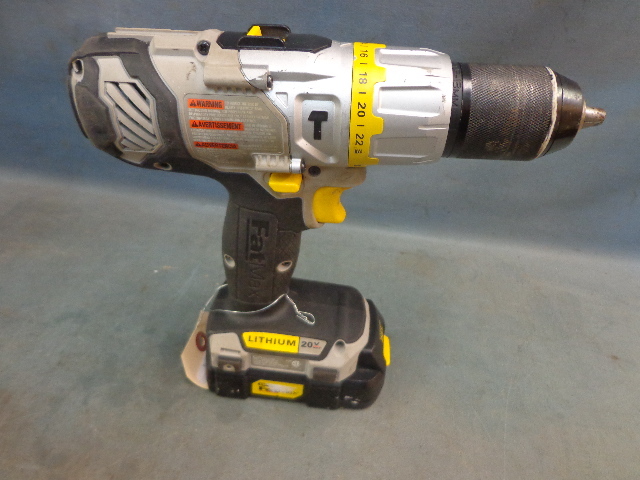lot 38 image: Stanely Cordless Drill