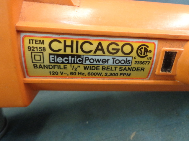 lot 6 image: Belt Sander