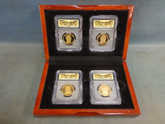 lot 64 image: 4 Coin Presidential Set