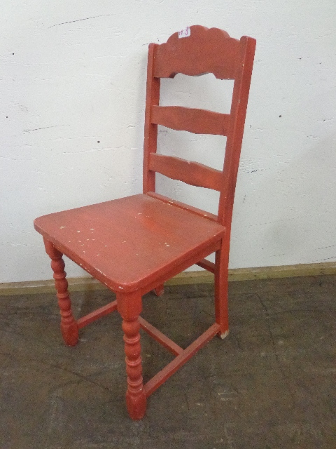 lot 113 image: Wood Chair